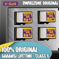 [100% ORIGINAL] MICRO SD VGEN V GEN CLASS 6 MICROSD MEMORY CARD HP ANDROID 4GB 8GB 16GB 32GB 4 8 16 32 GB