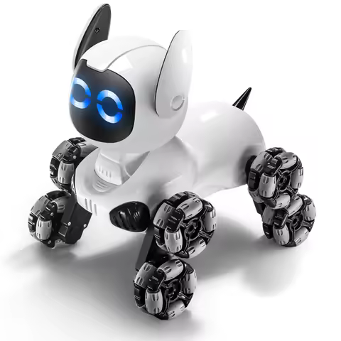8WD Intelligent Remote Control Robot Dog Touch-sense Music Stunt RC Car Electric Radio Control Toys 