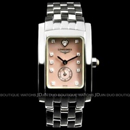 金鐸精品~2081 LONGINES 浪琴 DolceVita 黛綽維納多情系列珍珠母貝面 石英女用鑽錶