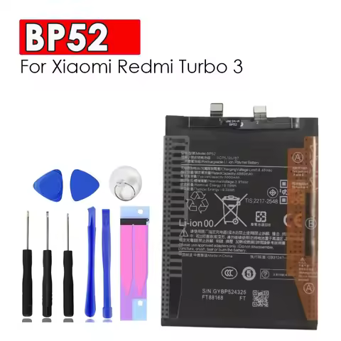 For Xiaomi Redmi Turbo 3 Turbo3 POCO F6 24069RA21C BP52 5000mah Mobile Phone Battery