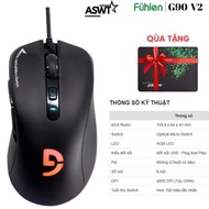 Fuhlen G90 / G90 V2 Led RGB 4000DPI Wired Gaming Mouse - Genuine product - FULL VAT