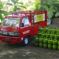 Mainan Anak Mobik Pick UP L300 / Mainan Anak Mobil L300 Pengakut Gas LPG 3kg