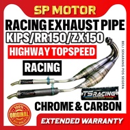 100% Original TS RACING Kawasaki RR150 Kips/ Double R Racing Exhaust/ KRZ ZX150 Racing Ekzos/ Ninja 