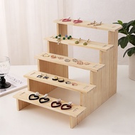 2/3/4 Layer Wood Display Riser Stand Jewelry Display Stand Multilayer Reveal Frame Cupcake Stand