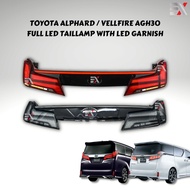 Toyota Alphard Agh30 / Vellfire Agh30 15-22 LED TAILLAMP (With Led Garnish)