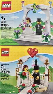 Lego Wedding 婚禮，結婚 Lego 40165, Lego 40197