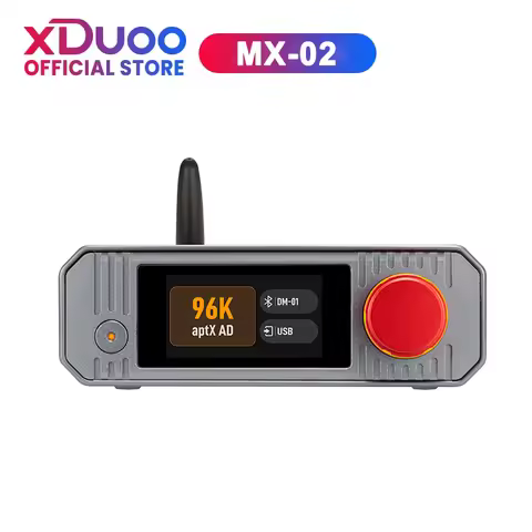 XDUOO MX-02 HD Bluetooth Audio Transmitter Bluetooth 5.4 USB/OPTICAL/COAXIAL LE Audio 24bit/192kHz