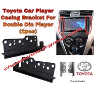 TOYOTA CAR Player Casing Bracket For Double Din Player 2pcs
