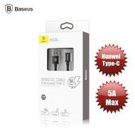 BASEUS 5A SUPER FAST CHARGING CABLE HIGH SPEED HIGH QUALITY QC CABLE TYPE-C 5A MAX