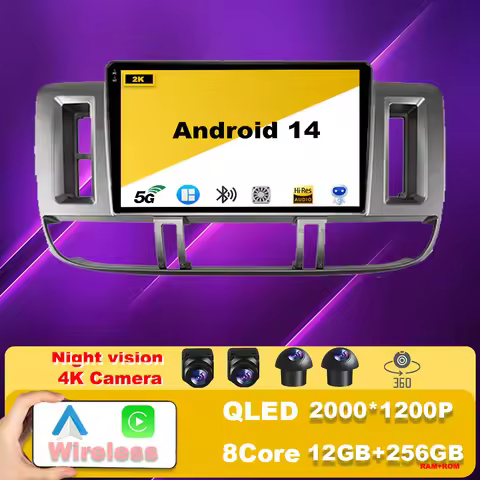 Car Radio Android 14 Video Player For Nissan X-Trail 1 T30 2000-2009 Multimedia Carplay GPS Navigati