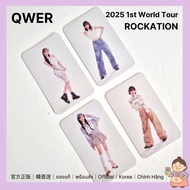 QWER 2025 1st World Tour ROCKATION Official Photocard Set (4 pcs) | Weverse MD | Full Set