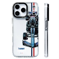 BWT ALPINE F1 TEAM Illustration Color Case Compatible For IPhone 11 12 13 14 15 16 17 Pro Max 12Mini