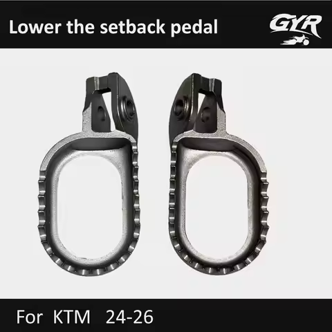 Lowering setback motocross footpegs 24-26 universal conversion For KTM Husqvarnaqvist GASGAS Backwar