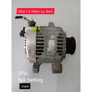 ↪️PERODUA myvi lagi Best /alza 1.5 ↩️Alternator 3sz used Japan