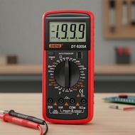 ANENG DT9205A Digital Multimeter with AC/DC, Transistor Test, Auto Range, and NCV  ANENG DT9205A Mul