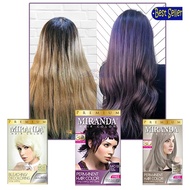 Recomended!! Miranda Premium Hair Color 3in1 Sky Purple Cat Rambut Permanen Semir Bleaching Rambut P