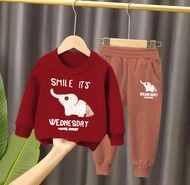 COD-BEST SELLER SETELAN ANAK BAJU ANAK 1-5 TAHUN SETELAN BABY TERRY TERBARU SETELAN ANAK LAKI SETELA