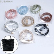SUSANAN Bag Straps, PU Leather Replacement Bucket Bag Drawstring, Detachable DIY Bag Accessories Bag