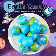 Creative Earth Soft Candy Heart Juicy Fruit Explosion Cartoon Eye Candy Childrens Rubber Candy Snack