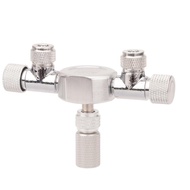 2-6 Ports Aquarium C02 Shunts Stainless Steel Multi-ways Check Valve Solenoid Valve CO2 Regulator Fi