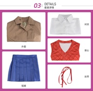 Halloween Performance Costume Monika Womens Clothing Doki Doki Literature Club Cosplay Costume Monik