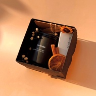 Set quà tặng nến thơm East Of Life dành cho nữ 6 mùi hương bao gồm Hộp quà-Nến thơm-Thiệp-Cam Thảo -