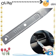 OLINI Metal Pry Bar, Stianless Steel High Strength 4140 Panel Removal Tool,  Mini Pocket Automotive 