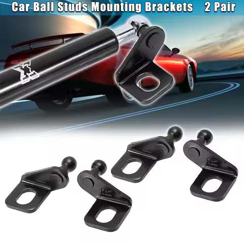 X Autohaux 1 Pair 2 Pairs 10mm Car Ball Studs Mounting Brackets for Gas Struts Shocks 42x35x21mm 67x