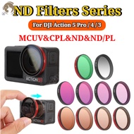 ND Lens Filter For DJI Action 5 Pro 4 3   CPL MCUV ND ND/PL Lens Filter Set Adjustable Filter