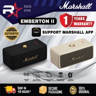 MARSHALL EMBERTON 2 EMBERTON II PORTABLE BLUETOOTH SPEAKER 1 YEAR WARRANTY