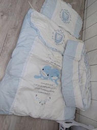 出售二手 kuku原木嬰兒床 成長床 床圍 雲林可自取