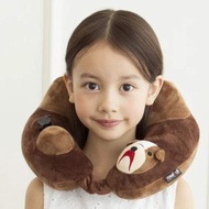 3D專利按壓式充氣頸枕 鬥牛犬版