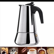 EXPRESSO MAKER MOKA POT STAINLESS 6 CUP COFFEE COFFEE