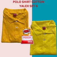 YALEX POLO SHIRT (COTTON) | Yellow God, Canary Yellow | COTTON | SET 6