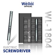 WEILAI WL-1804 ELECTRIC SCREWDRIVER 66IN1 SET ORIGINAL - MAGNETIC ELECTRIC SCREWDRIVER MINI PRECISIO