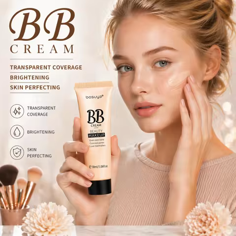 Bb Foundation Cream Concealer Moisture Isolating Cream Waterproof Long Acting Face Concealer Whiteni