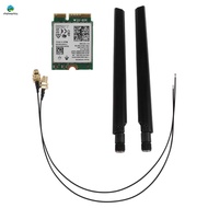 Dual Band Wireless for  9560 AC 9560NGW 1.73Gbps Wifi 802.11Ac  5.0 Wlan Card with MHF4 .L Antennas 