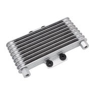 Motorcycle Radiator Oil Cooler 8-Layer Pitch M10/12 For Kawasaki KX250 Honda CRF250 Yamaha YZ250 Uni