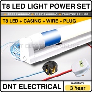 【COMPLETE POWER SET】 36W 32W 22W T8 Lampu Kalimantang Pasang Siap / LED Light Tube Siling Lampu Ruma