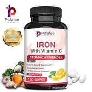PslalaewithVitaminC&Iron-VegetarianNon-GMO120Capsules FSAK FT5D