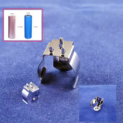 5 20 250PCS Battery Clip Application 18650 18350 CR123A 17335 Type Nickel Plating Spring Steel Throu