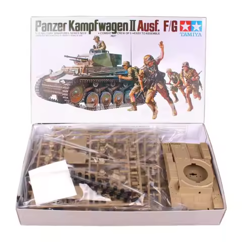 TAMIYA tank Model Kit 35009 1/35 German Armored Vehicle Kampfwagen II Ausf ratio of F/G