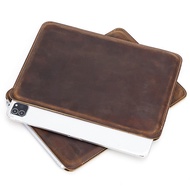 For iPad Pro 11" for iPad Air 10.5" 10.2" Tablet Sleeve ELVEV Leather Protective Bag Coffee