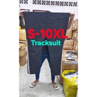 (S-10XL)Tracksuit BIG SIZE track suit lelaki perempuan SELUAR SUKAN TRACK SUIT