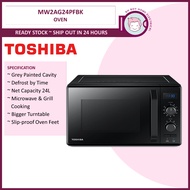 Toshiba 24L Microwave Oven with Grill Function - MW2-AG24PF(BK)