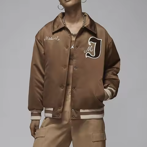 Nike genuine JORDAN Women's Retro Loose Warm-up Patch Jacket FV7138-223