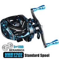 F65 เวสสปูลปลาโดยเฉพาะ สปินเนอร์วัสดุอลูมิเนียม สปินเนอร์กันน้ำ IPX6 ระบบล็อคเบรก 3 ระดับ