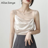 Alisa.sonya เสื้อฤดูร้อนของผู้หญิงที่เป็นเซ็กซี่สไตล์ชาวยุโรปไอซ์ซิก