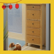 [JU] Miniature Cupboard Decorative Universal Wooden DIY Dollhouse Cabinet for Kids