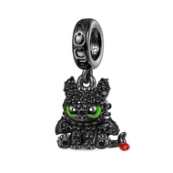 Gnoce Pave Diamond Toothless Pendant Dangle Charm